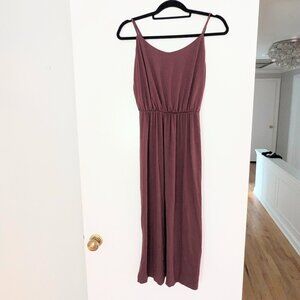 Old Navy Plum Slub-Knit Sleeveless Maxi Dress